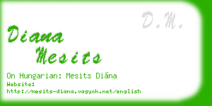 diana mesits business card